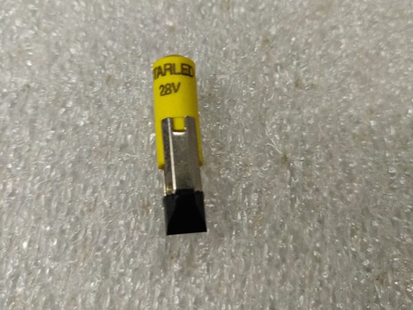 BULB,LED MALTICHIP WTR.CLR.T/P SLID.BASE,YELLOW28V