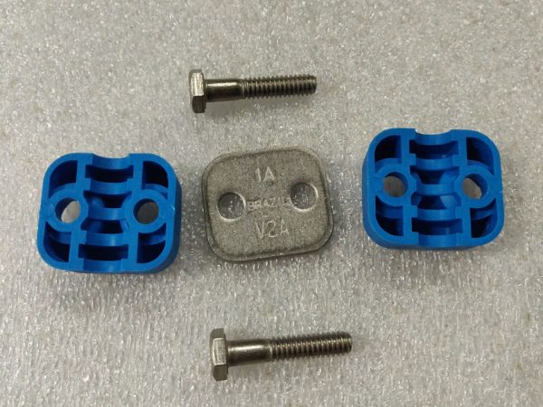 CLAMP,BOLTED PLASTIC, SINGLE SPRT KIT FOR 3/8"