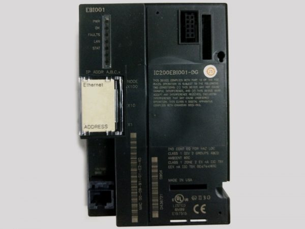 ETHERNET NETWORK INTER FACE,REMOTE I/O UNIT GE-