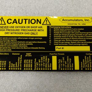 SAFETY STICKER:AI-S-421