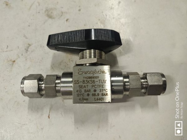 VLV,BALL TRUNNION 3/8" TUBE